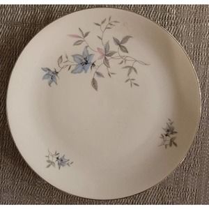 3 Royal Karlsbad society china warranted platinum Blue Fantasy